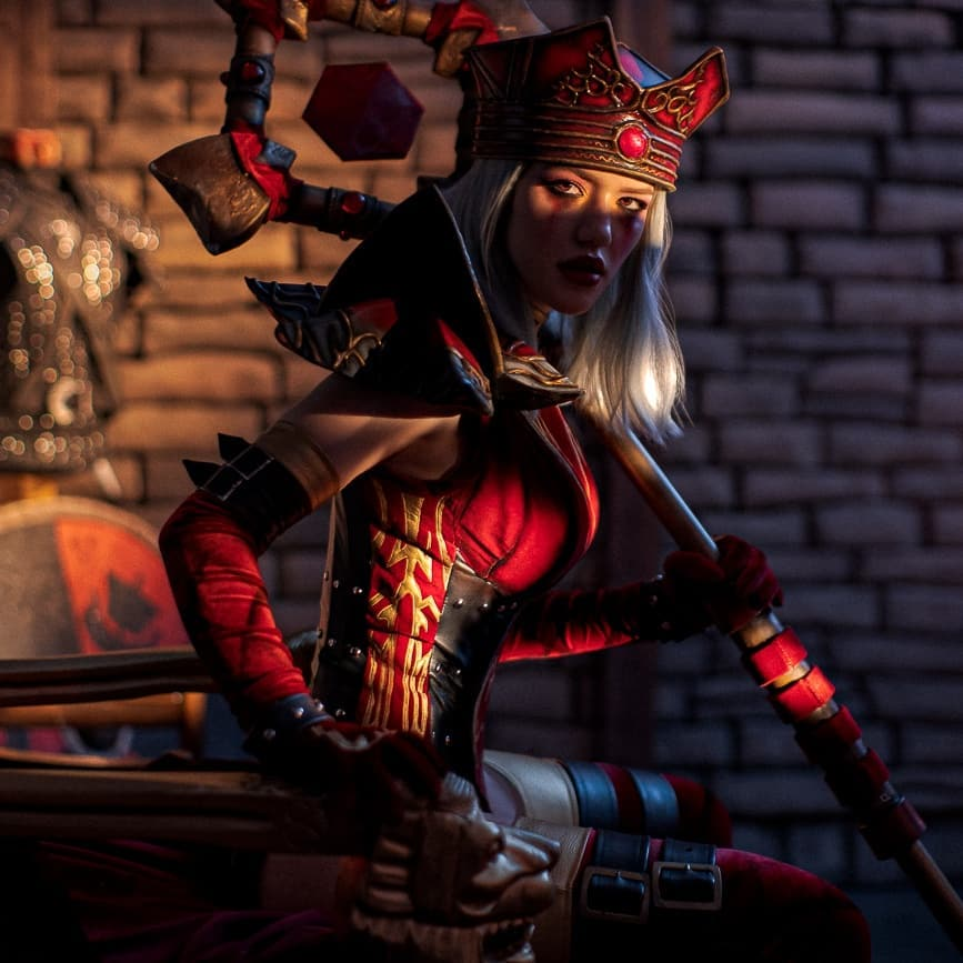 Косплей на Салли Вайтмейн (Sally Whitemane) из World of Warcraft